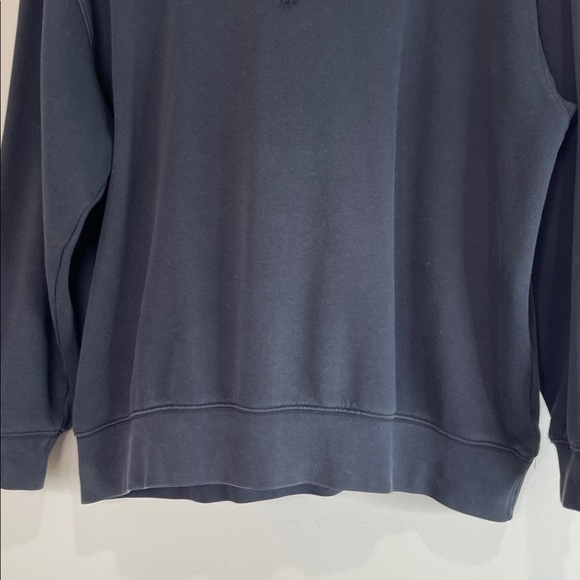 Nike Classic Mini Swoosh Oversized Black Hoodie Embroidered Logo Pullover Size M - Picture 4 of 11